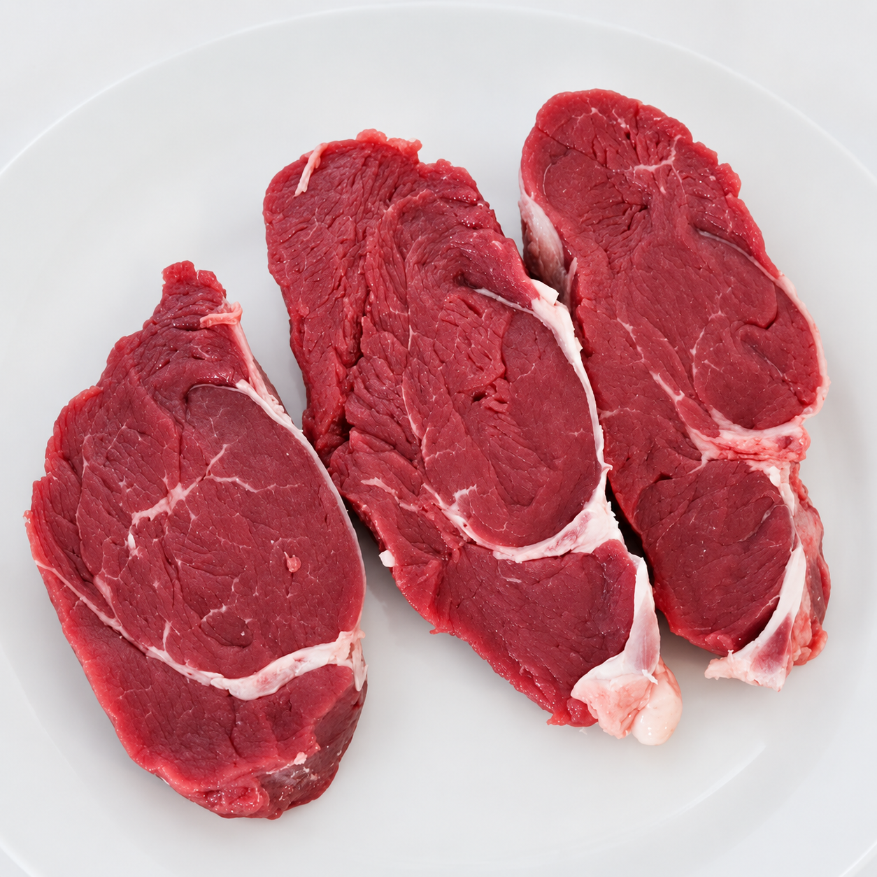 Carne preparada y cortada a medida