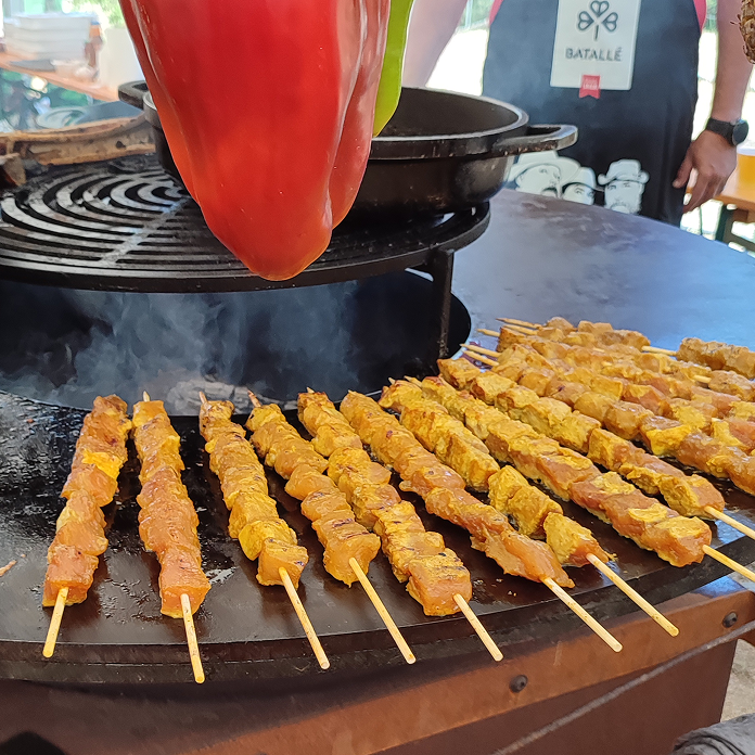 Carne para una barbacoa o celebración